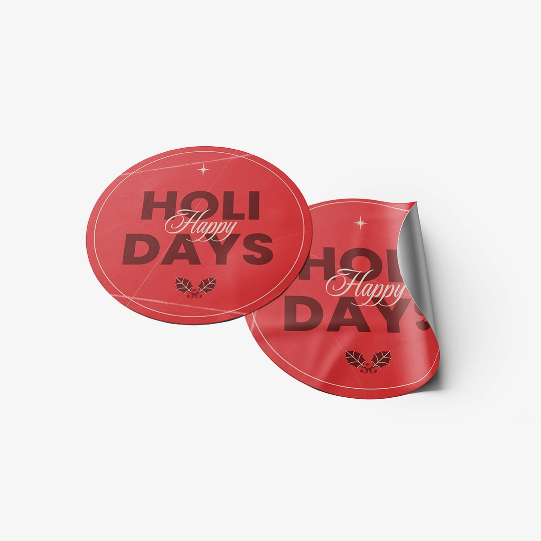 Round Stickers - Festive Special