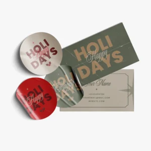 Round Stickers + 100 Business Cards Free - Booster Deal Week